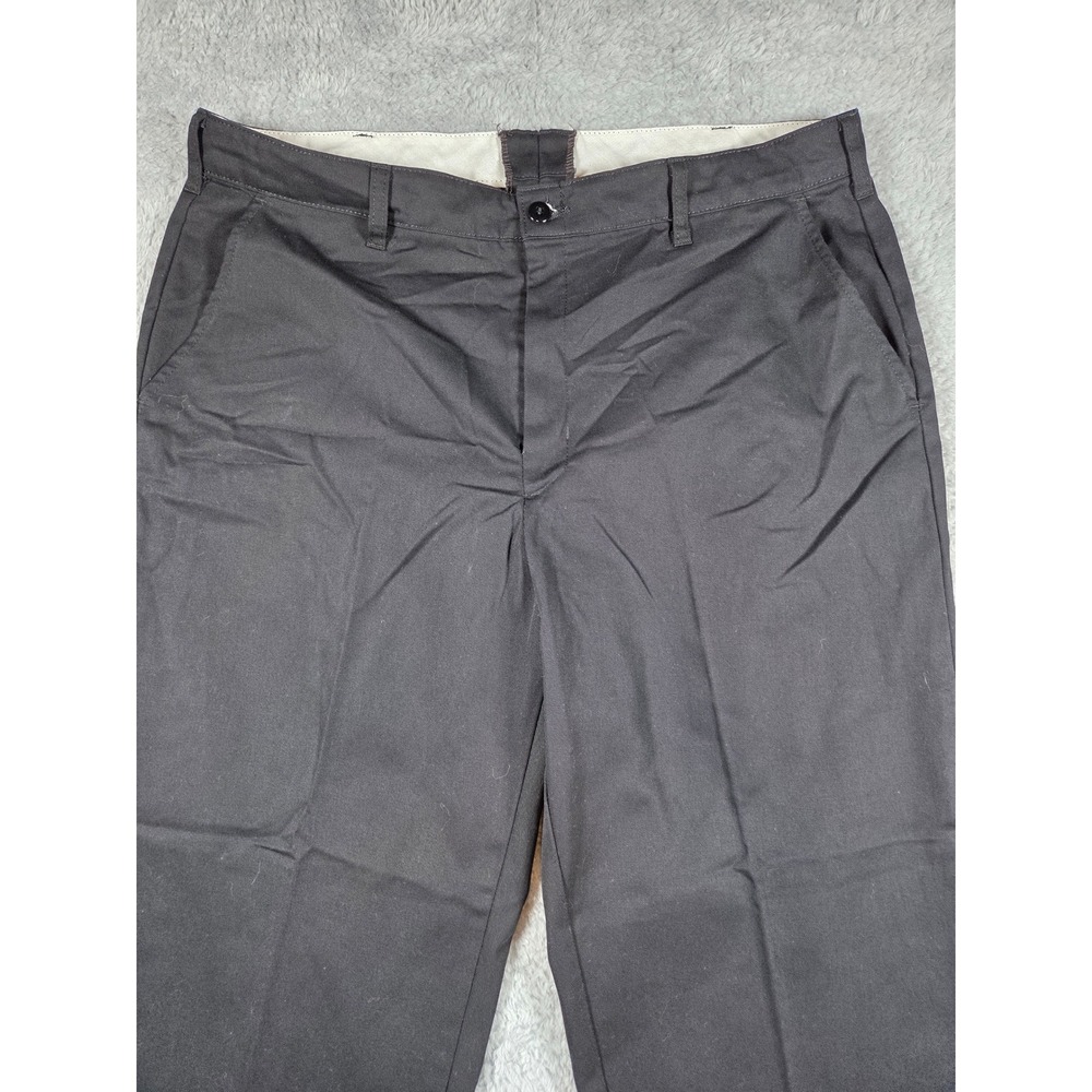 Red Kap Work Pants 40x36 Black Mens PT20BK Durable Twill Straight Leg Trousers